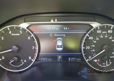 2025 Nissan Altima Sv Fwd from USA, damaged, VIN 1N4BL4DV2SN370388